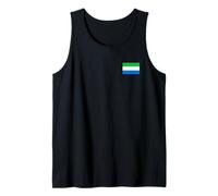 NATIONAL FLAG OF SIERRA LEONE FREETOWN Tank Top