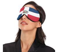 National Flag of The Dominican Republic Travel Essential Sleep Mask with Elastic Adjustable Band Blackout with Adjustable Elastic Strap Sleep Mask Travel Home Nap Rest