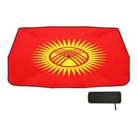 National Flag of The Kyrgyz Republic Umbrella car Shade Front Windshield Foldable Sunscreen Block windscreen Protector de parabrisas