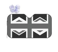 National Flag Of The United Kingdom Car Windshield Sunshade Foldable Reflective Sun Visor. Front Window Cooling Cover For Car