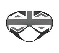 National Flag of The United Kingdom Light Blocking Sleep Mask Adjustable Comfortable Soft Eye Cover Reversible Night Rest