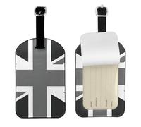 National Flag of The United Kingdom Print Travel Luggage Tags Elegant Luggage Tag 4.3 x 2.76 Inch for Suitcases Accessory