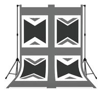 National Flag of The United Kingdom Printed Photography Drape, Foldable Polyester Background, Easy Hang Rod Pocket Studio Prop