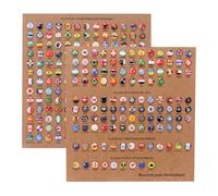 National Flag Push Pins 291 Pcs Country Flag Thumb Tacks with Cork Board Decorative Drawing Pin for World Travel Map Bulletin Board Pinboard Office