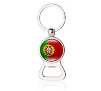 National Flag Soccer Style Portugal Souvenir Gift Keychain Bottle Opener