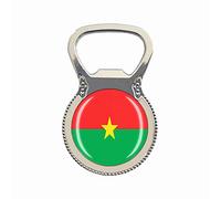 National Flag Style Burkina Faso Fridge Magnet Travel Souvenir Gift Beer Bottle Opener Collection Home Kitchen Refrigerator Decoration Magnetic Sticker Magnet