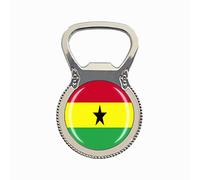 National Flag Style Ghana Fridge Magnet Travel Souvenir Gift Beer Bottle Opener Collection Home Kitchen Refrigerator Decoration Magnetic Sticker Magnet