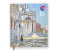 National Galleries Scotland 2025 Desk Diary Planner - Week to View, Illustrated throughout