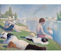 National Gallery 1000 Piece Jigsaw Puzzle - Bathers at Asnieres - Made In The UK - Incredibly Detailed - Hi-Def Image - 100% Recycled Puzzle Board