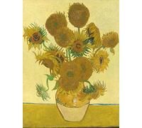 National Gallery 1000 Piece Jigsaw Puzzle - Sunflowers By Vincent Van Gough - Made In The UK - Incredibly Detailed - Hi-Def Image - 100% Recycled Puzzle Board