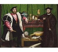 National Gallery 1000 Piece Jigsaw Puzzle - Jean de Dinteville and Georges de Selve ('The Ambassadors') - Made In The UK - Incredibly Detailed - Hi-Def Image - 100% Recycled Puzzle Board