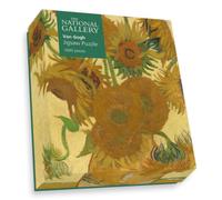 National Gallery 1000 Piece Jigsaw Puzzle - Sunflowers By Vincent Van Gough - Made In The UK - Incredibly Detailed - Hi-Def Image - 100% Recycled Puzzle Board