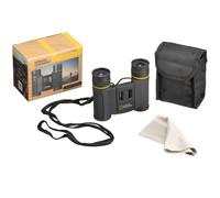 National Geographic 8 x 21 pocket binoculars with foldable eyecups for people who wear glasses, rubber coating, full coating, folding function and transport bag