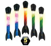 National Geographic Air Rocket Toy Refill - Ultimate LED Rocket Collection (5 Light-Up Rockets) NGAIRREFILL