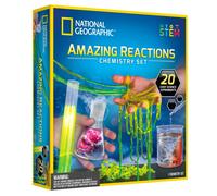 National Geographic Amazing Reactions Chemistry Set STEM Kit JM80599U