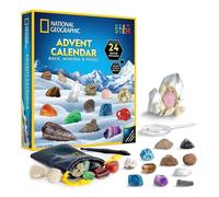 National Geographic Bandai Advent Calendar Rock Mineral Fossil STEM Kit 24 Gifts