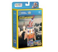 National Geographic Build Your Own Blast Off Rocket Educational Kit Age 5+, 16 cm x 25.8 cm x 6 cm