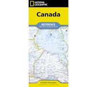 National Geographic Canada Reference Map - [folded with flags and facts]