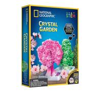 National Geographic Crystal Garden Growing Kit for Kids - Educational Science Kits for Kids Age 8+ Grow Genuine Rose Quartz Crystal Covered Trees | STEM Gifts for 8+ Year Old Boys and Girls