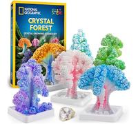 National Geographic Crystal Growing Kit with 6 Crystal Trees for Kids