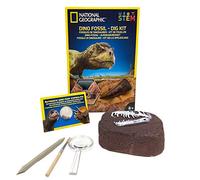 National Geographic Dinosaur Dig Kit - Fascinating Excavation Kits for Kids with Replica T-Rex Tooth and Genuine Dino Poop Fossil | STEM Educational Science Kits Gifts for 8+ Year Old Boys and Girls