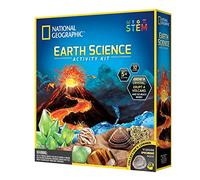 National Geographic Earth Science Experiment Kit - Exciting Kid Science Kit with 5 Exhilarating Activities and 10 Authentic Rock and Gem Specimens | STEM Toys Educational Girls and Boys Explorer Kit