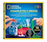 NATIONAL GEOGRAPHIC Gross Chemistry Set - 20 Gross Science Experiments Age 8+ for Kids, Dissect a Brain, Burst Blood Cells, and More, Great STEM Science Kit for Kids