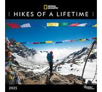 National Geographic: Hikes of a Lifetime 2025 Wall Calendar
