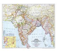 National Geographic: India and Burma 1946 - Historic Wall Map Series - 31 x 26 inches - Paper Rolled