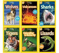 National Geographic Kids Readers 6 Book Set (National Geographic Kids Readers, Levels : 1 & 2)