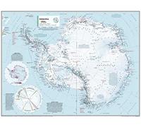 National Geographic Maps: Antarctica Wall Map - Compact - 54 x 41 cm - Art Quality Print on Polypropylene