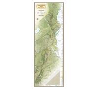 National Geographic Maps: Appalachian Trail Wall Map - Large - 122 x 46 cm - Front Lamination