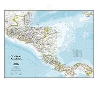 National Geographic Maps: Central America Classic Wall Map - 73 x 57 cm - Front Lamination
