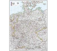 National Geographic Maps: Germany Wall Map - Compact - 54 x 41 cm - Front Lamination