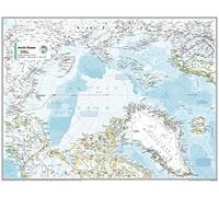 National Geographic Maps: The Arctic Political Wall Map - Compact - 54 x 41 cm