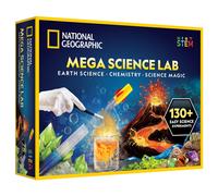 National Geographic Mega Science Lab - Science Kit for Kids with 130+ Easy Experiments, Featuring Earth Science