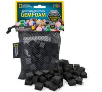 NATIONAL GEOGRAPHIC Rock Tumbling Media - GemFoam Reusable Rock Polisher Foam Use After Rock Tumbling Grit Cycles Adds Shine to Tumbled Rocks and Mi