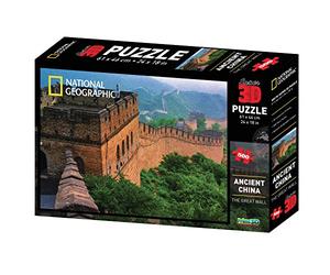 National Geographic Super Ancient China/Great Wall of China 3D Effect Puzzle (500-Piece)