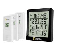 weather station 11.9 x 10.4 cm black 4-part