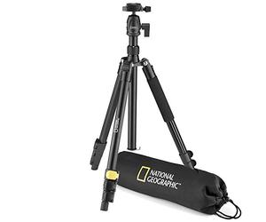National Geographic Travel Photo Tripod Kit with Monopod, Aluminium, 4-Section Legs, Lever Locks, Load up 6 kg, Carrying Bag, Ball Head, Quick Release, NGTR001L [Amazon Exclusive]