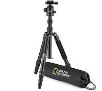 National Geographic Travel Photo Tripod Kit with Monopod, Aluminium, 5-Section Legs, Twist Locks, Load up 8 kg, Carrying Bag, Ball Head, Quick Release, NGTR002T [Amazon Exclusive]