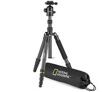 National Geographic Travel Photo Tripod Kit with Monopod, Carbon Fibre, 5-Section Legs, Twist Locks, Load up 8 kg, Carrying Bag, Ball Head, Quick Release, NGTR004TCF [Amazon Exclusive]