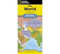 National Geographic World Explorer Map(folded with flags and facts)