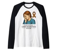 National Grief Awareness Week Raglan Baseball Tee