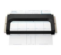 NATIONAL GUN TRUSTS - Fingerprint Cardholder, Black, 4" x 1" x 10", Holds Any Size Card, Locking Rigid Arm, Tabletop, 1 Count