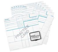 National Gun Trusts - Made in USA - FD-258 Fingerprint Card Kit Full 2025 (6 Cards + 1 Practice Card) w/Reusable Ink Pad, Correction Tabs, Instructions