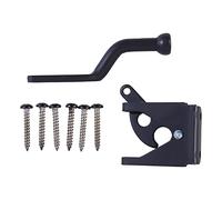 National Hardware Kwikset N109-020 V1261 Automatic Gate Latch in Matte Black
