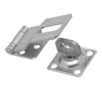 National Hardware N102-855 Swivel Staple Safety Hasp in Zinc Plated, 1/4"