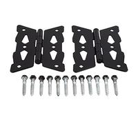National Hardware N109-218 SPB8443 Decorative Butterfly Hinges, Black