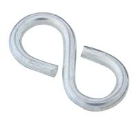 National Hardware N121-350 V2072 Closed S Hooks in Zinc Plated, 5 Pack